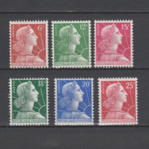 Frankrijk 1955 1009A-1011C Marianne de Muller