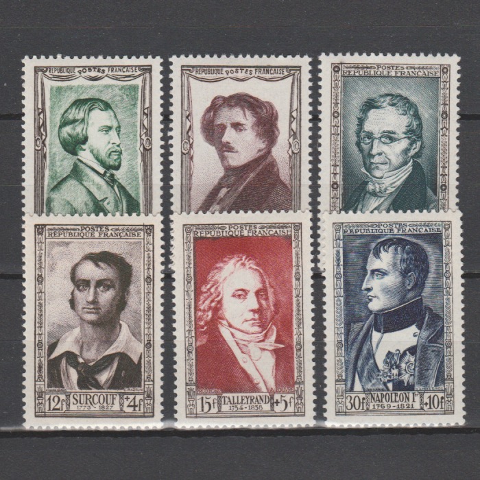 Frankrijk 1951 891-896 Beroemde mannen
