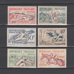 Frankrijk 1953 960-965 Olympische Spelen Helsinki 1952