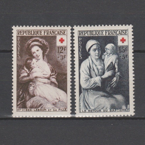 Frankrijk 1953 966-967 Rode Kruis