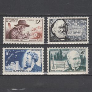 Frankrijk 1956 1055-1058 Beroemde uitvinders en onderzoekers