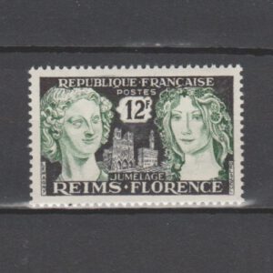 Frankrijk 1956 1061 Samenwerking Reims-Florence