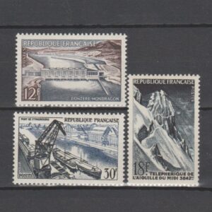 Frankrijk 1956 1078-1080 Bouwwerken