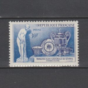 Frankrijk 1957 1094  La Baigneuse biscuit
