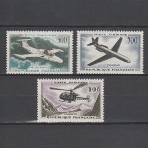 Frankrijk 1957 35-37 Luchtpost