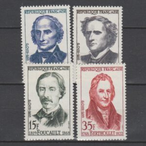Frankrijk 1958 1146-1149 Beroemde Geleerden