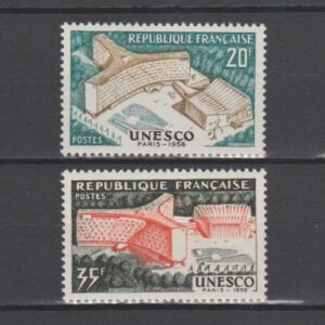 Frankrijk 1958 1177-1178 Unesco