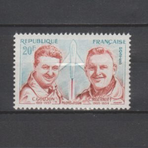 Frankrijk 1959 1213 Proefvlucht Piloten