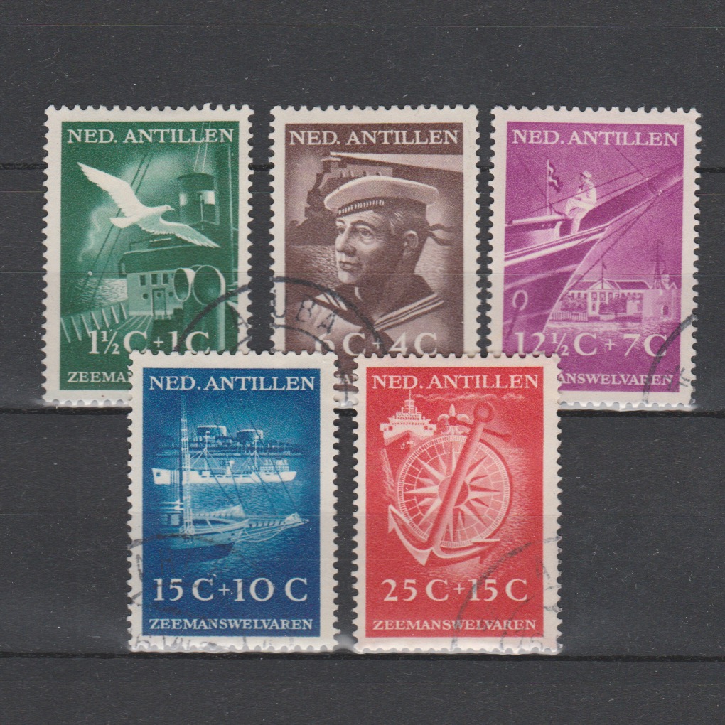 Nederlandse Antillen 1952 239-243 gestempeld