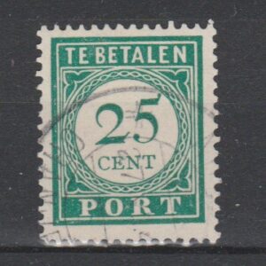 Curaçao 1948 Port P 40 gestempeld