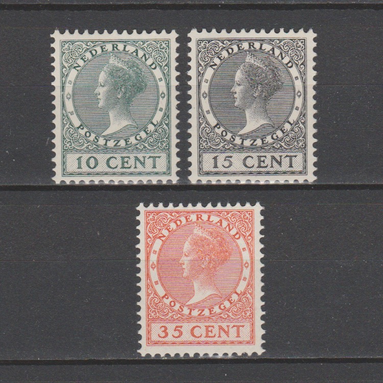 Nederland 1924 136-138 Tentoonstelling