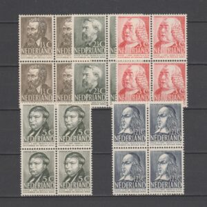 Nederland 1939 318-322 Zomerzegels blok van 4