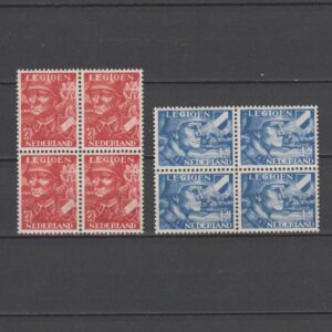 Nederland 1942 402-403 Legioenzegels blok van 4