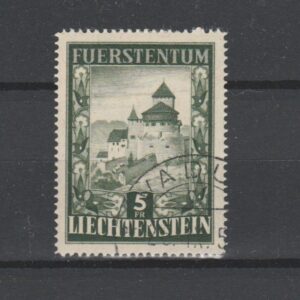 Liechtenstein 1952 309 Freimarke: Schloss Vaduz
