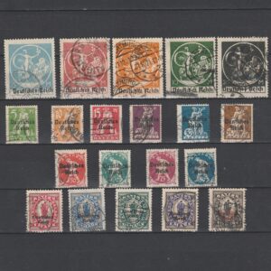 Duitsland 1920 119-138 gestempeld