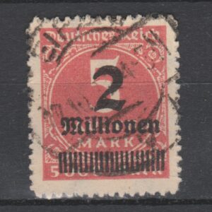 Duitsland 1923 312 B gestempeld