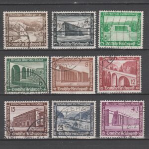 Duitsland 1936 634-642 gestempeld