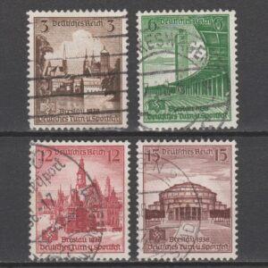 Duitsland 1938 665-668 gestempeld