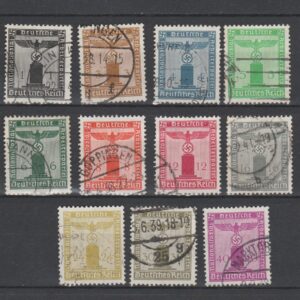 Duitsland 1938 D 144-154 gestempeld