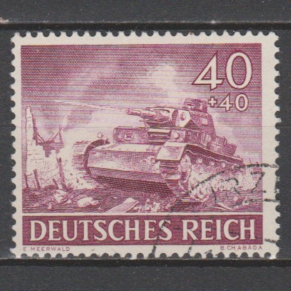 Duitsland 1943 841 gestempeld