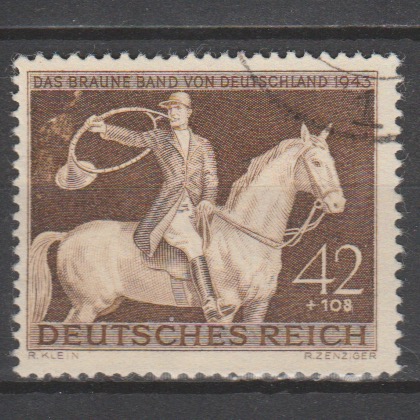 Duitsland 1943 854 gestempeld