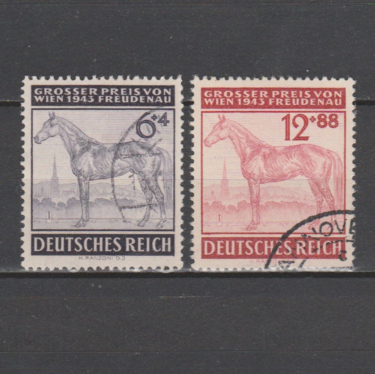 Duitsland 1943 857-858 gestempeld
