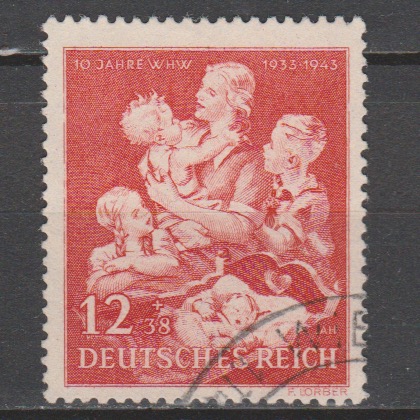 Duitsland 1943 859 gestempeld