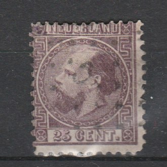 Nederland 1867 11 IA Willem III gestempeld