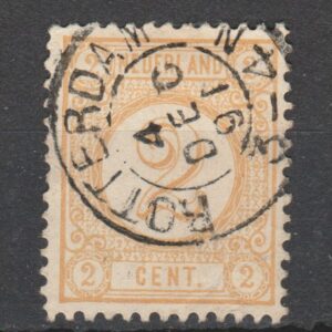 Nederland 1876 32 Cijfer gestempeld