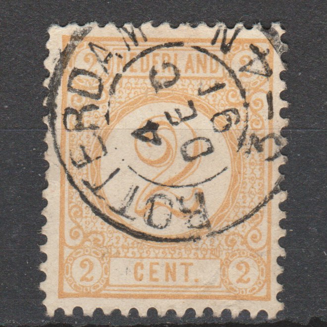 Nederland 1876 32 Cijfer gestempeld