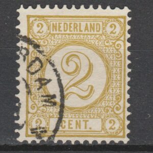 Nederland 1894 32a Cijfer gestempeld