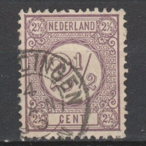 Nederland 1894 33a Cijfer gestempeld