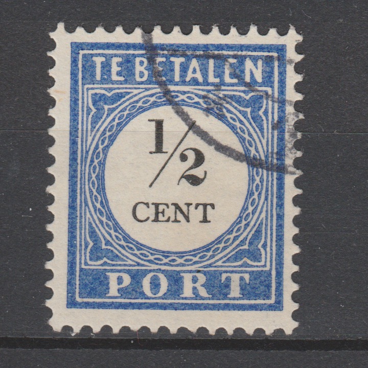 Nederland 1894 P 13 Port gestempeld