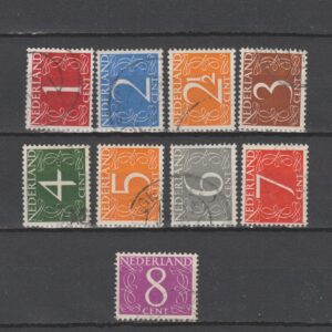Nederland 1946 460-468 Cijfer gestempeld