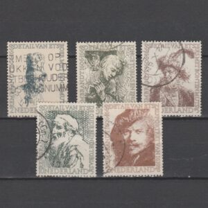 Nederland 1956 671-675 Rembrandt Zomerzegels gestempeld