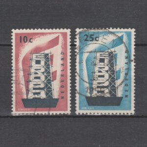 Nederland 1956 681-682 Europazegels gestempeld