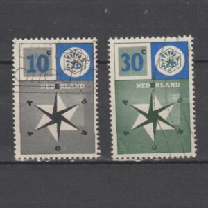 Nederland 1957 700-701 Europazegels gestempeld
