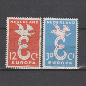 Nederland 1958 713-714 Europazegels gestempeld