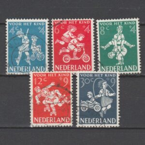 Nederland 1958 715-719 Kinderzegels gestempeld