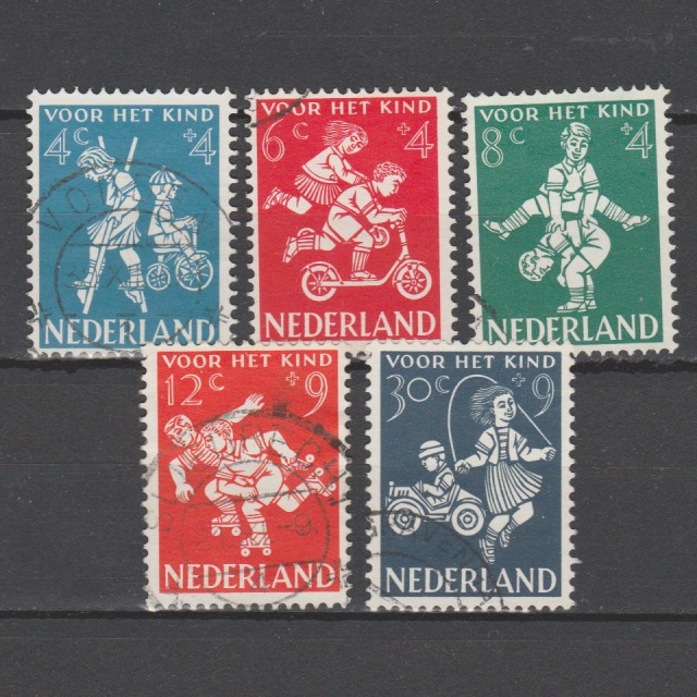 Nederland 1958 715-719 Kinderzegels gestempeld