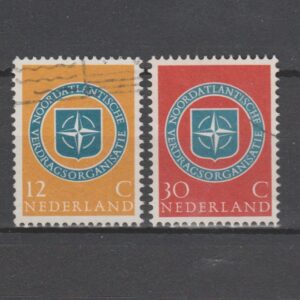 Nederland 1959 720-721 NAVO gestempeld