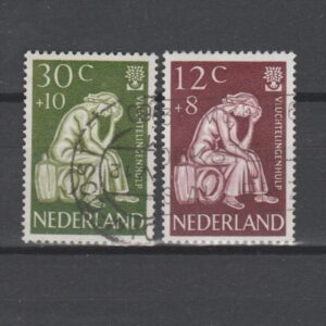 Nederland 1960 736-737 Vluchtelingenzegels gestempeld