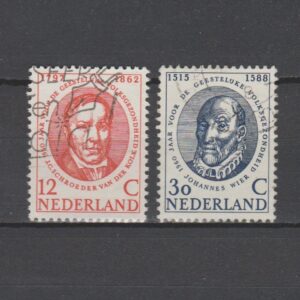 Nederland 1960 743-744 Geestelijke gezondheidszegels gestempeld