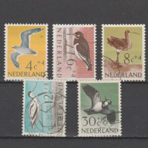 Nederland 1961 752-756 Zomerzegels gestempeld