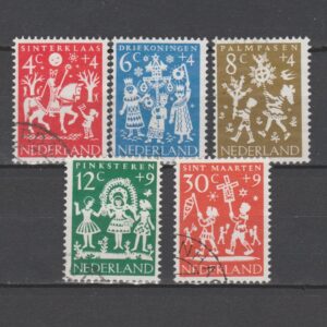 Nederland 1961 759-763 Kinderzegels gestempeld