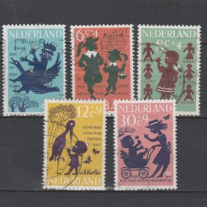 Nederland 1963 802-806 Kinderzegels gestempeld
