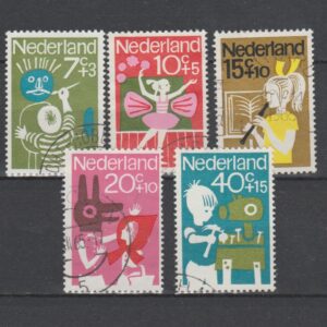 Nederland 1964 830-834 Kinderzegels gestempeld