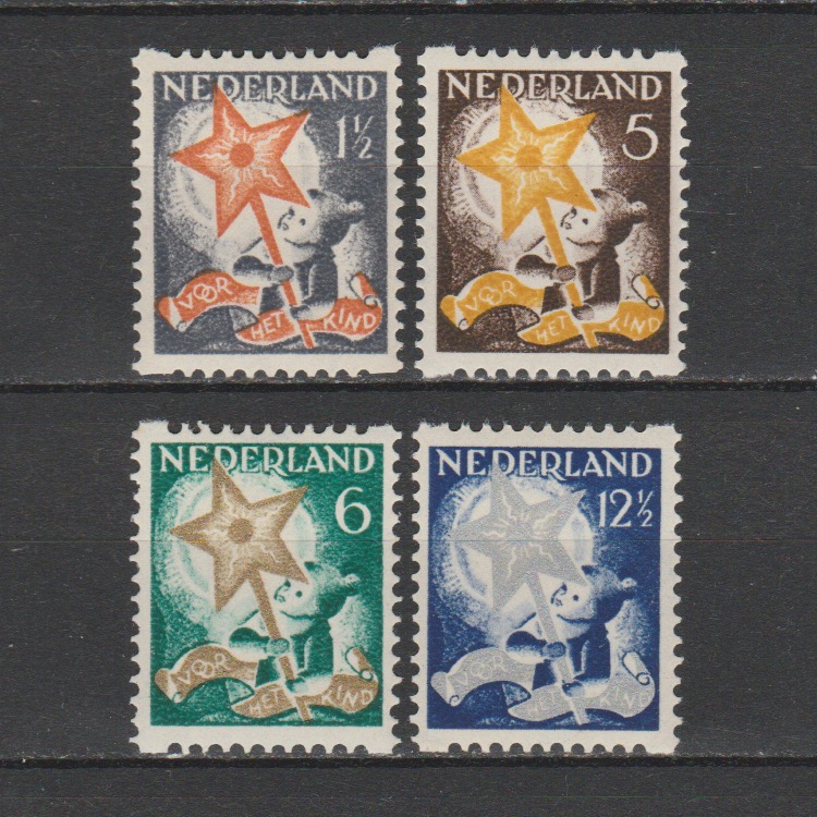 Nederland 1933 R98-101 Kinderzegels Roltanding