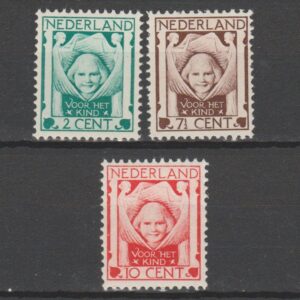 Nederland 1924 141-143 Kinderzegels
