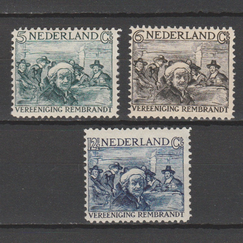 Nederland 1930 229-231 Rembrandt